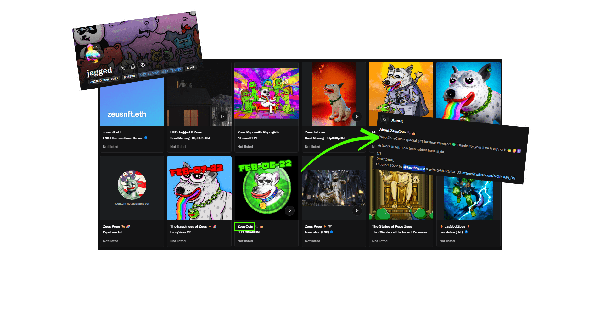 Jagged's Zeus Collection